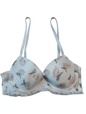 Lucky Brand Floral Padded Under Wire Bra Small